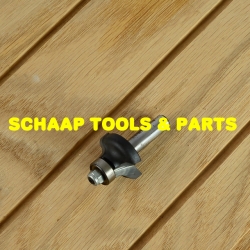 S-profielfrees R 4-4mm HW-hardmetaal schacht 8mm met geleidelager | 24393-5-25740